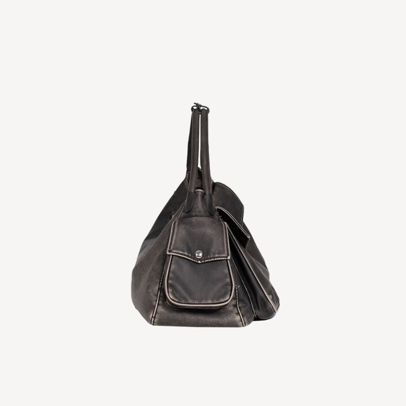 OUT POCKET BOSTON BAG LARGE