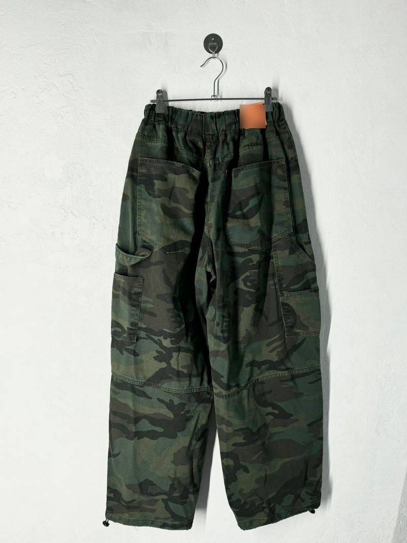 Camoufalge Carpenter Balloon Pants 2C