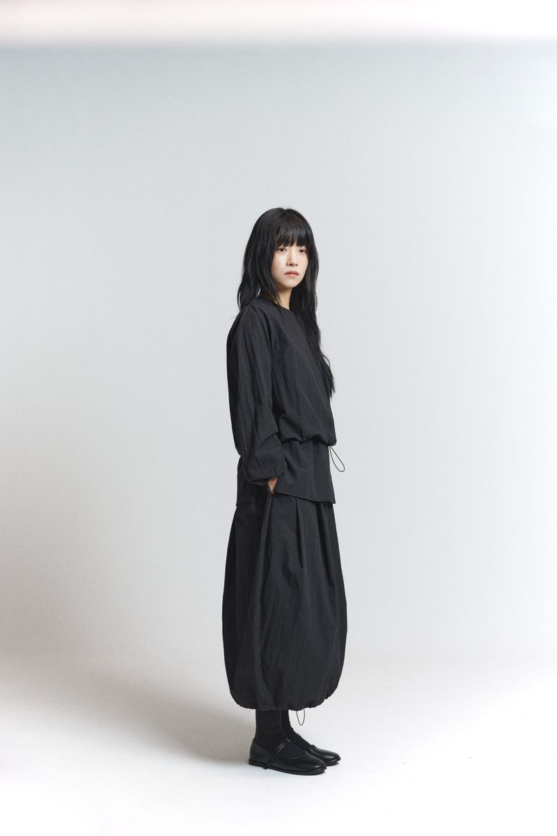 Layered Blouse / Black