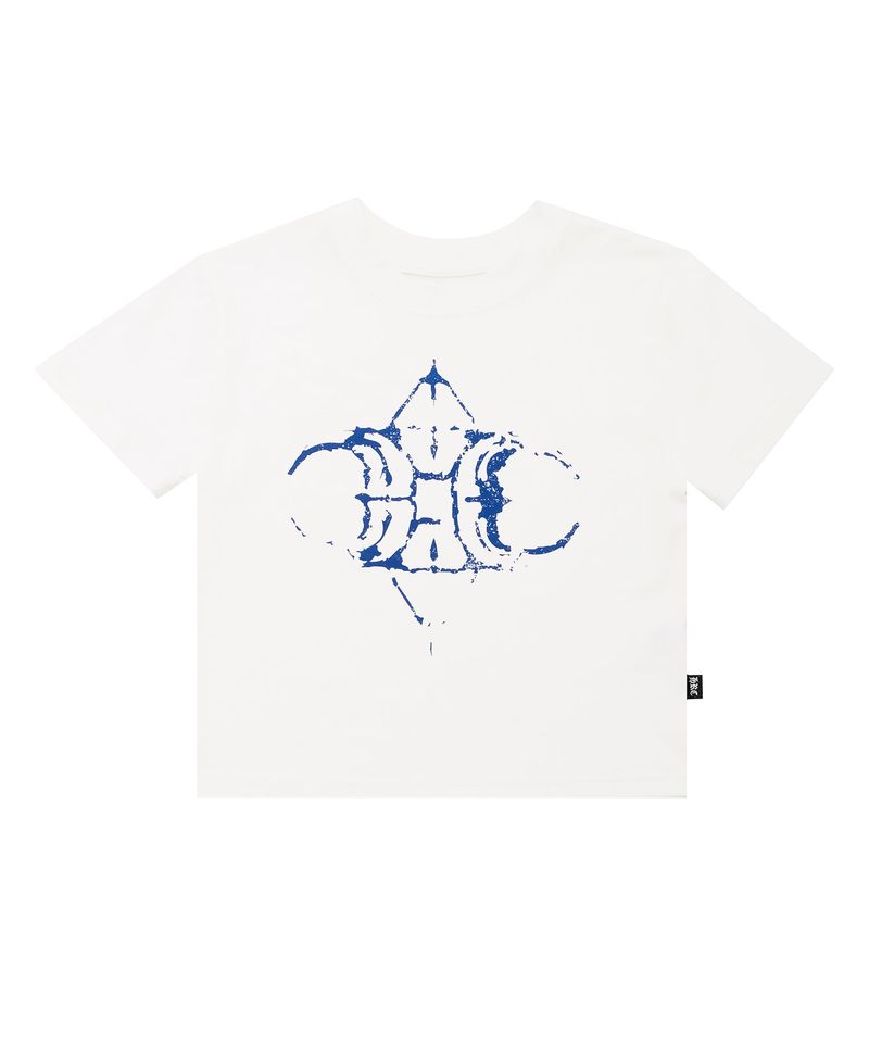 HOUSEROCKCLUB(ハウスロッククラブ)の「ROCK LOGO CROP TEE - WHITE(Tops)」