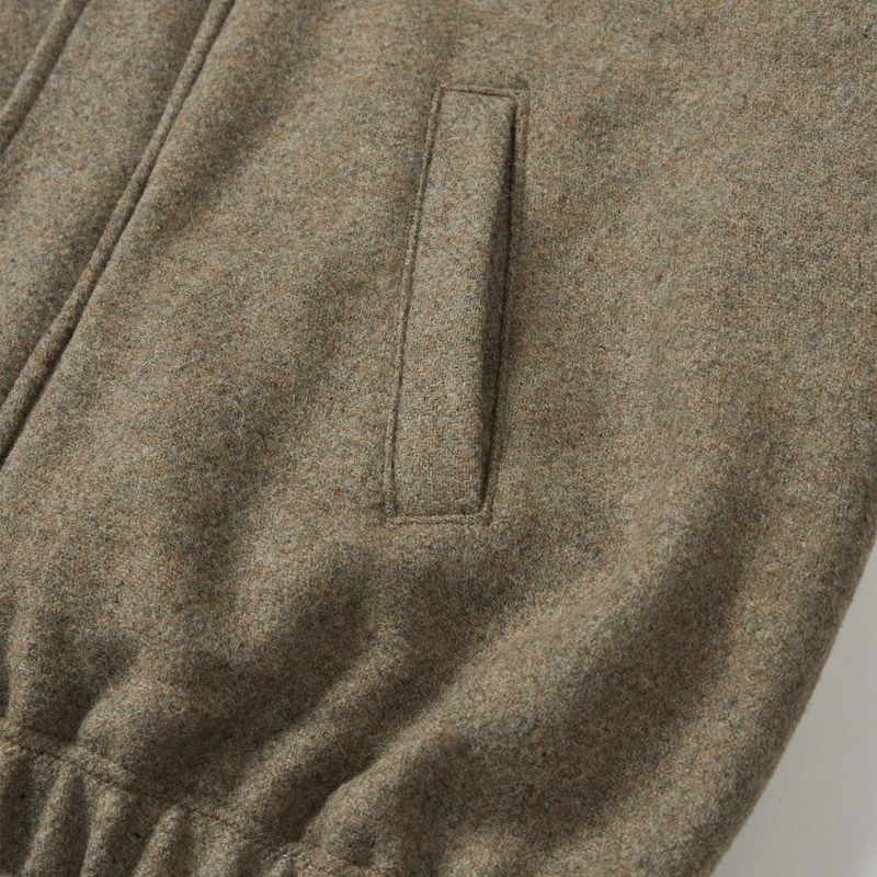 Machete wool blouson / Taupe melange