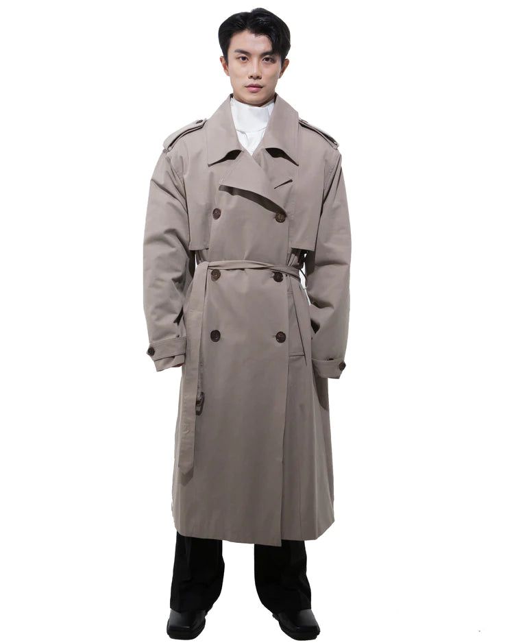 クラシックトレンチコート-BEIGE （送料込）- WooStore