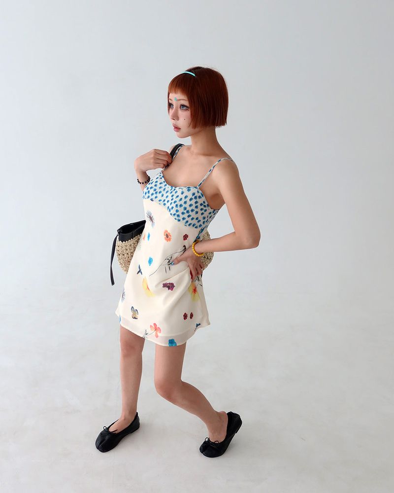 Soho Flower Mini Dress