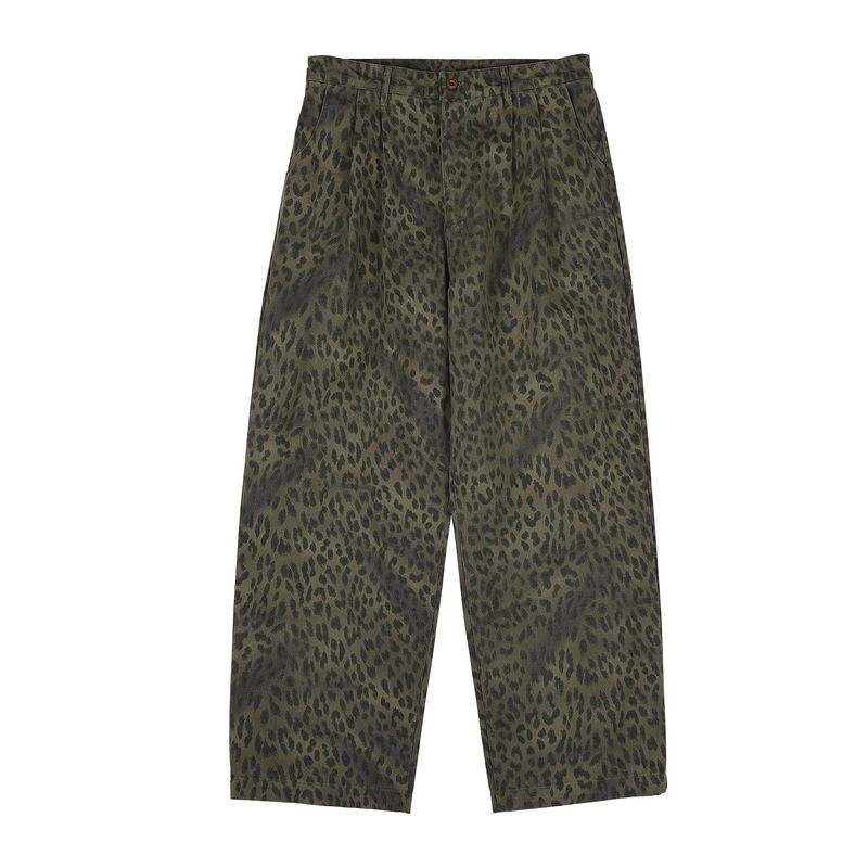 ersco（イーアールエスコ）の「leopard baggy trousers_khaki（Pants）」