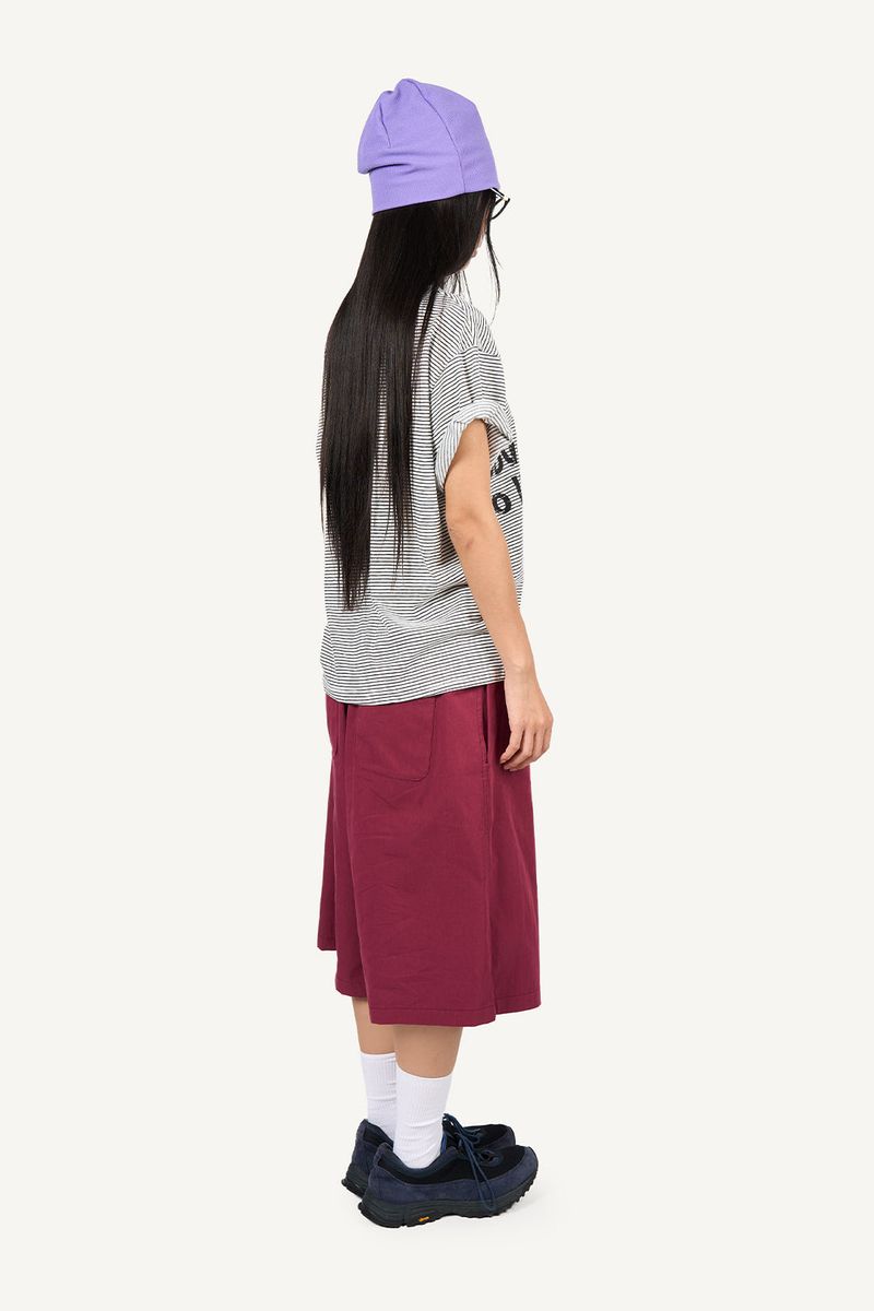 Fold Tuck Bermuda Pants
