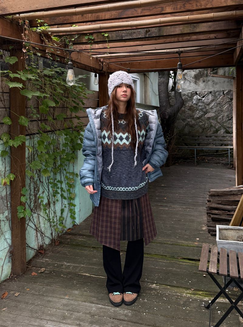 wellon light padding jumper 