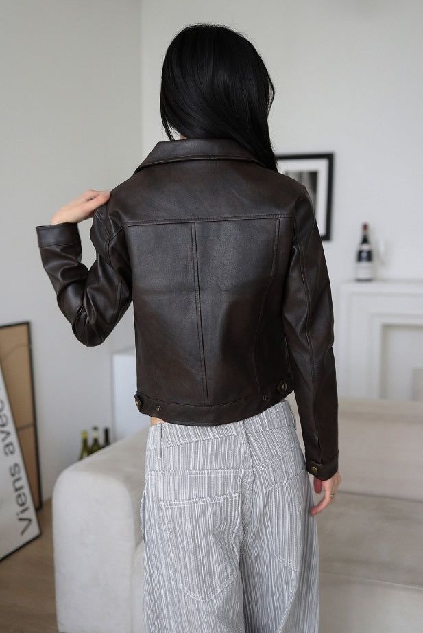 Routine Leather Mood Jacket