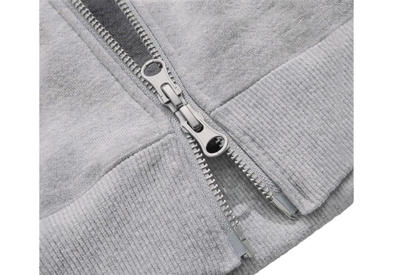 Two way hood zip up