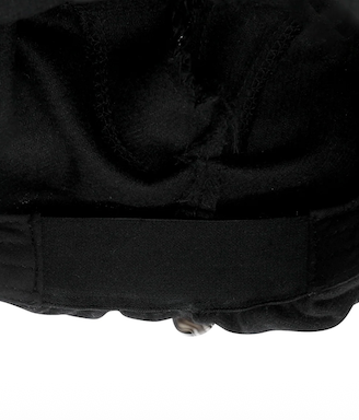 Scarf Veil Wool Cap / Black