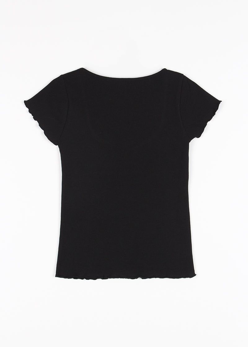 TULIP SHIRRING TEE
