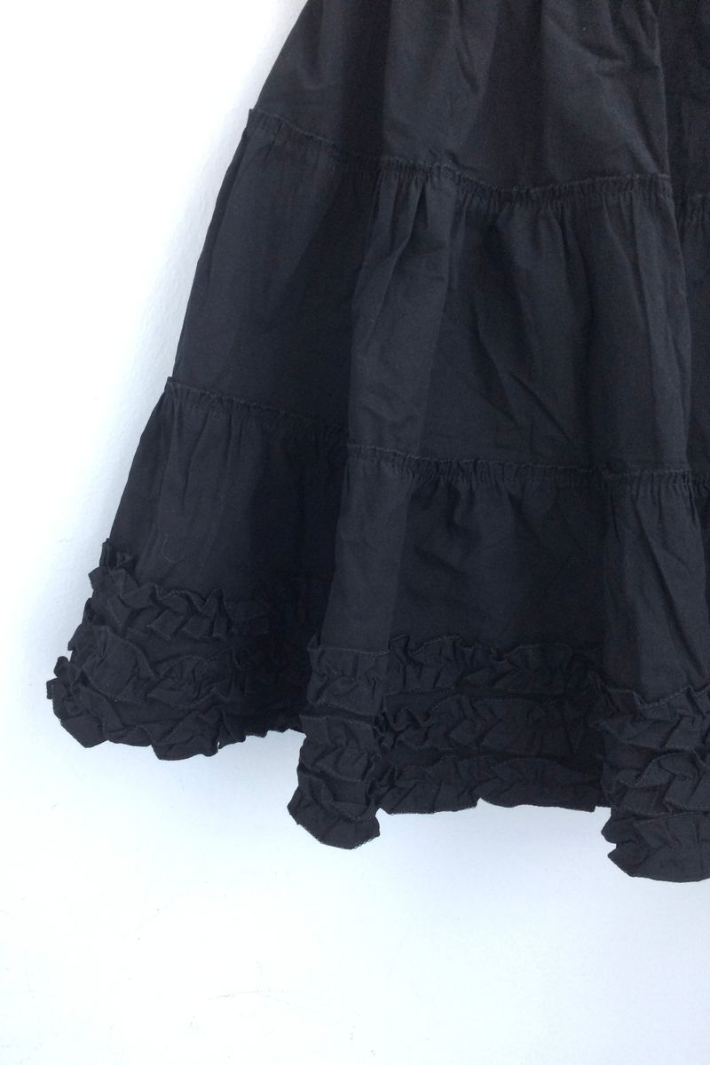 Flare some cotton frill skirt