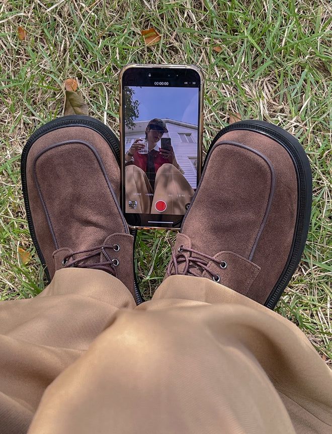 Kio Suede Derby Shoes