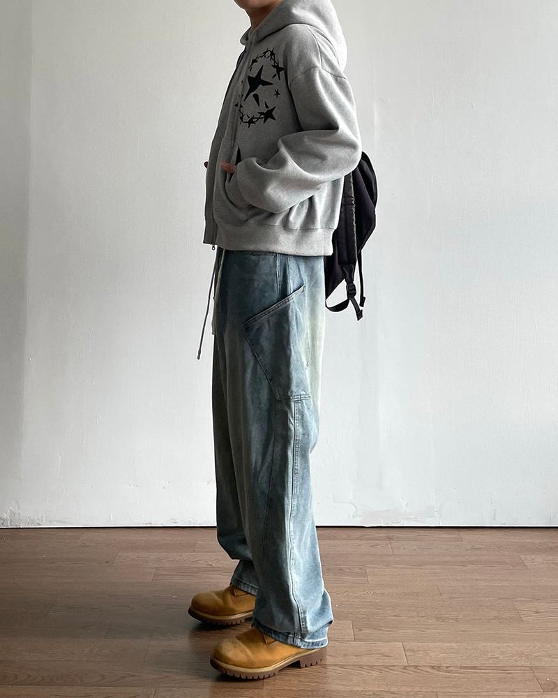 Scope Cropped Fleece Hoodie Zip-up