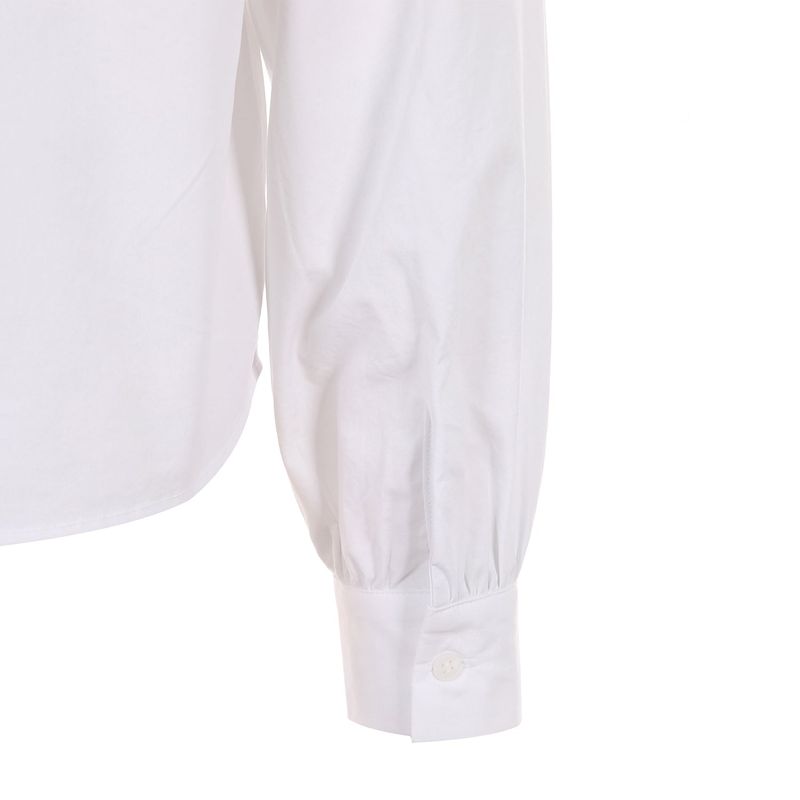 Round collar pintuck blouse 002
