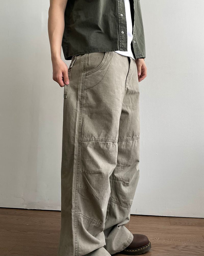 Season Panel Washed Pants