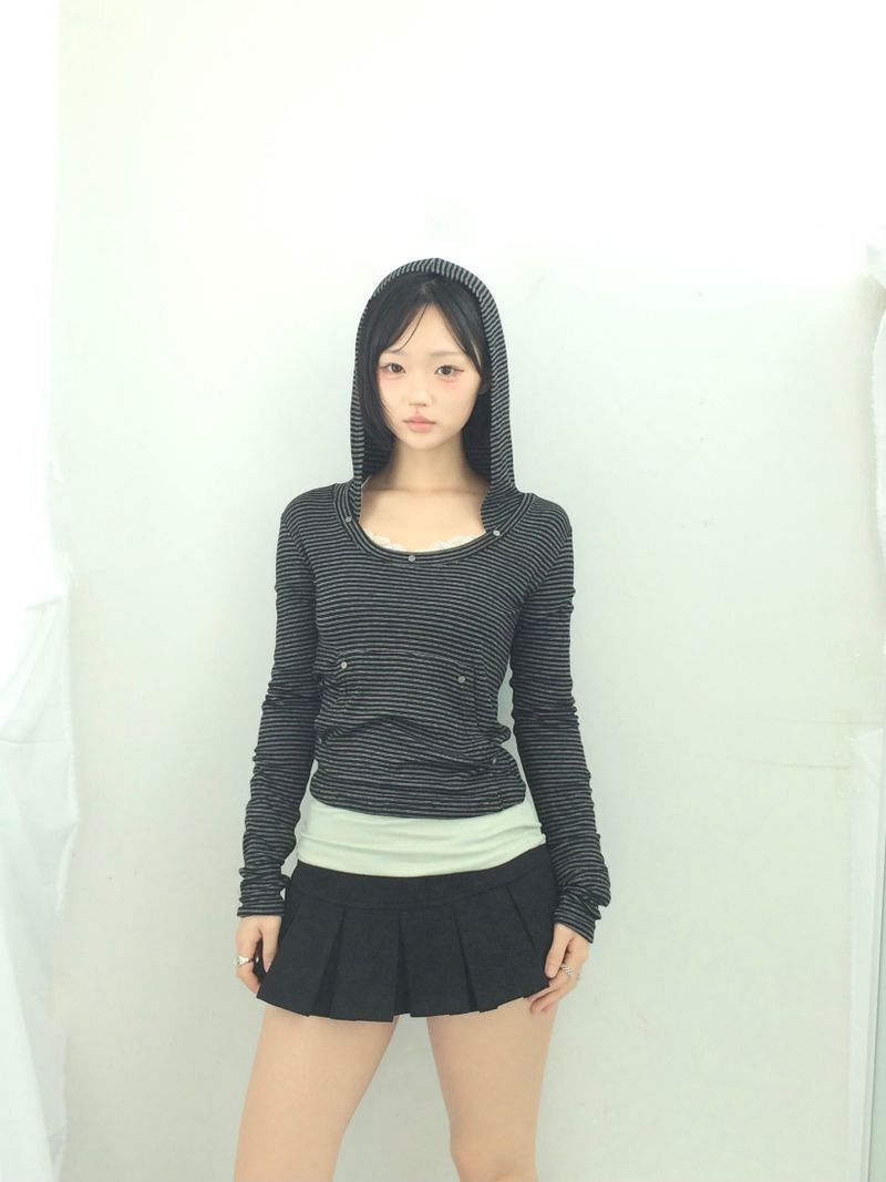 Basic Pleated Miniskirt