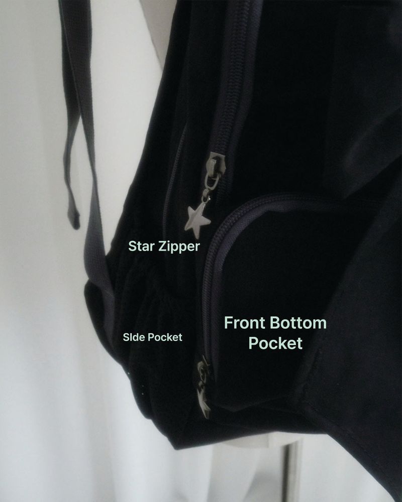 Soft Ribbon backpack _ Black