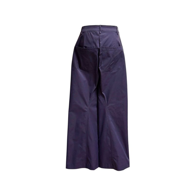 カーブ ディープパープル ストレート パンツ