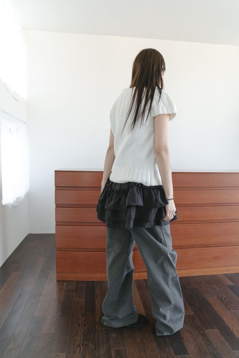 peach side pocket wide pants(2colors)