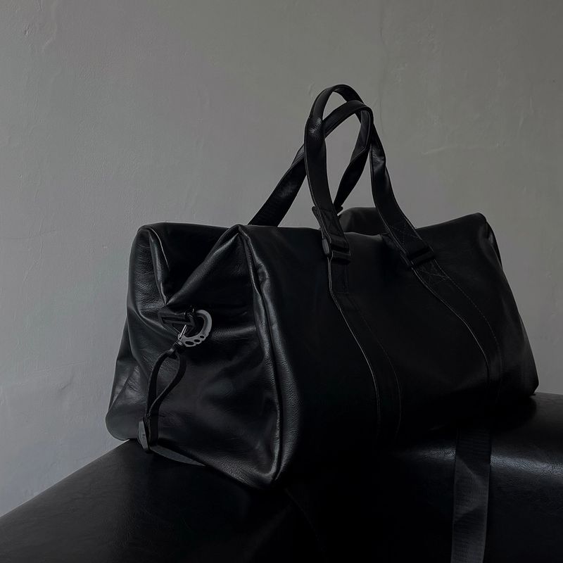 Big Size Boston Leather Crossbag
