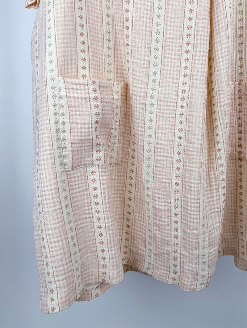 SOFT FLOWER BUTTON DRESS (2C)
