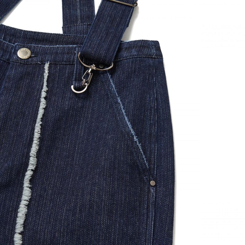 SUSPENDERS DENIM PANTS
