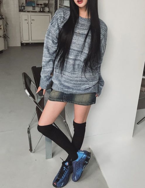 Soft Mix Stripe Knit