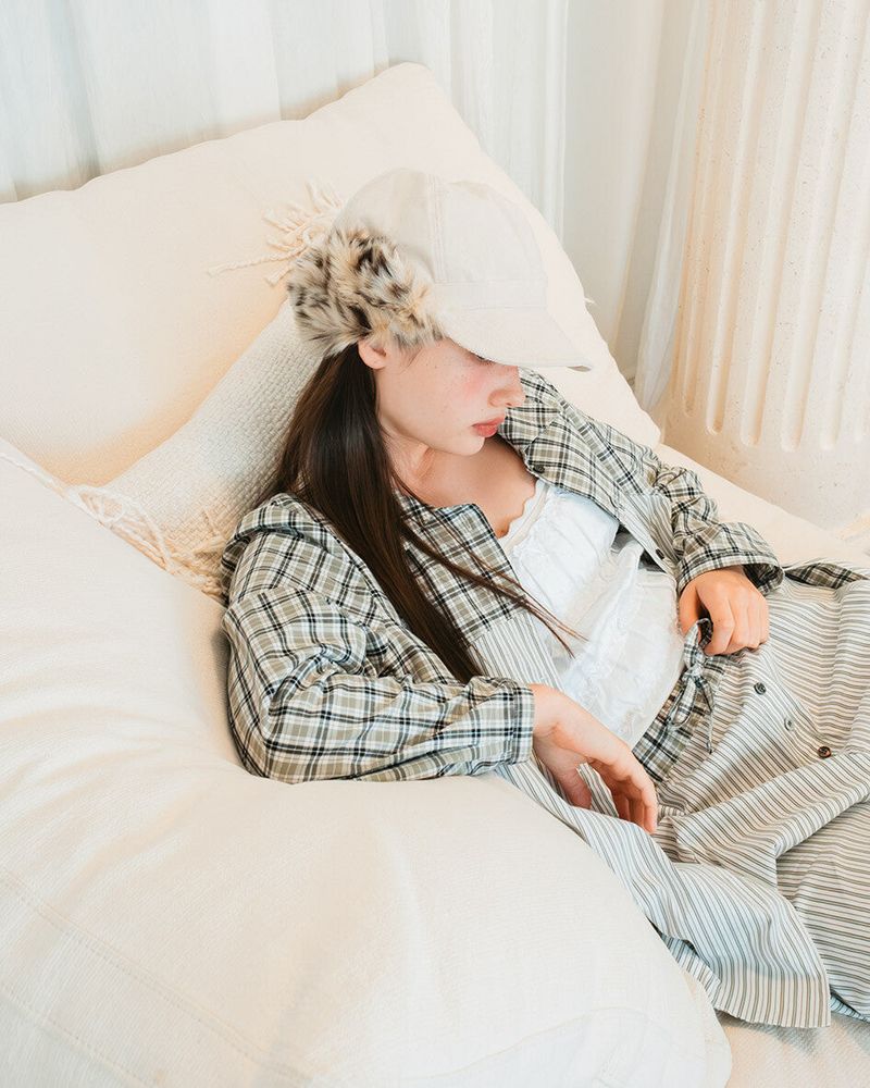 Two-tone Pajama set (green)