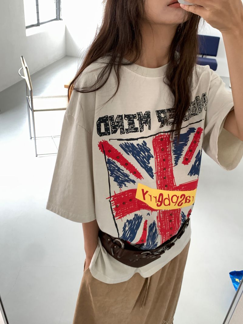 PIGMENT STUD TEE (3C)