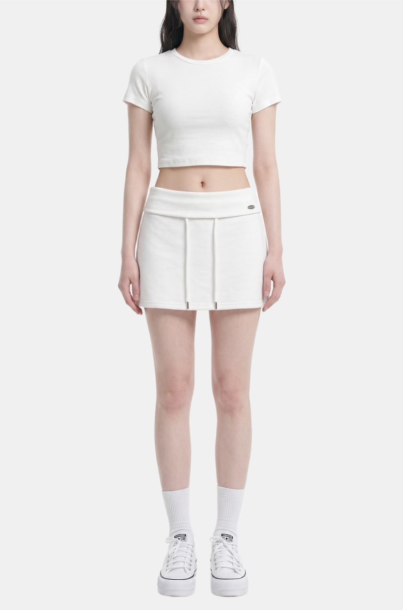 Tessa Foldover Mini Skirt