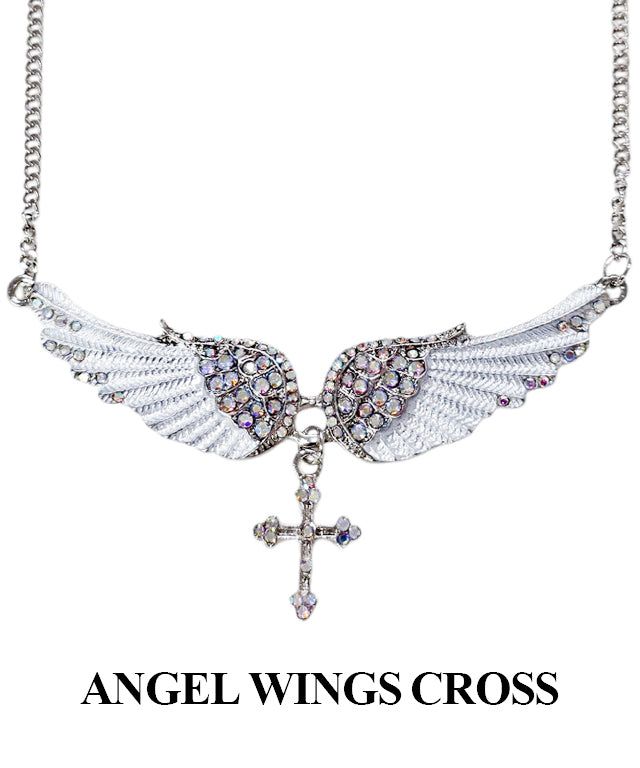 Adamdree(アダムドリー)の「Angel wing cross necklace(Accessories)」