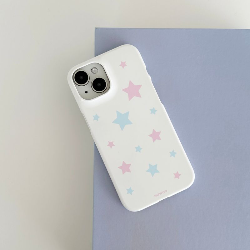 pastel star glossy hard case (mix)