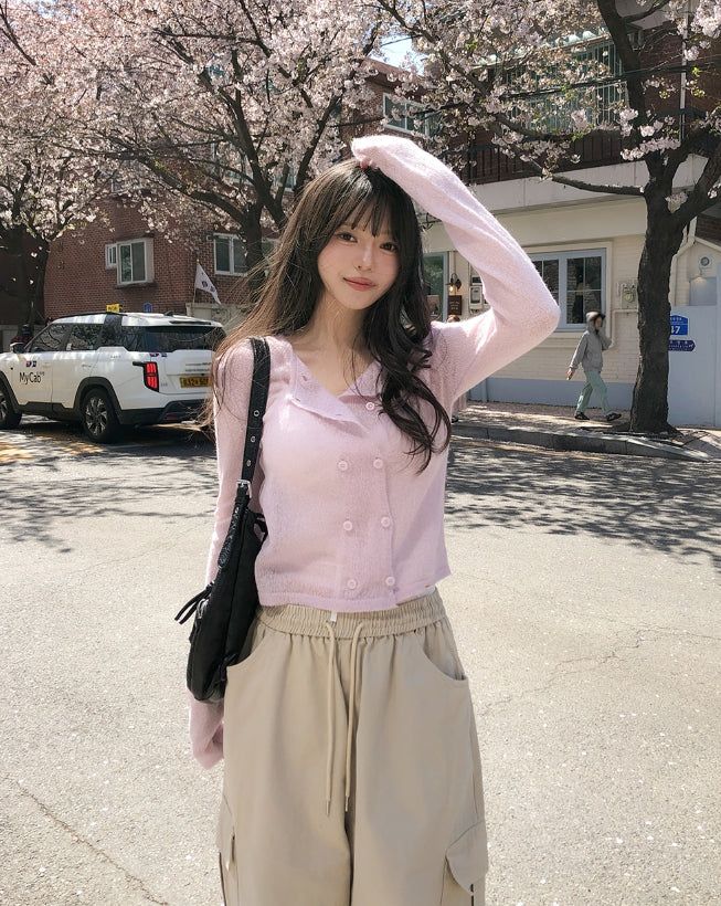 ULAN(ユレン)の「Fog Double-Button Mohair Cardigan(Tops)」