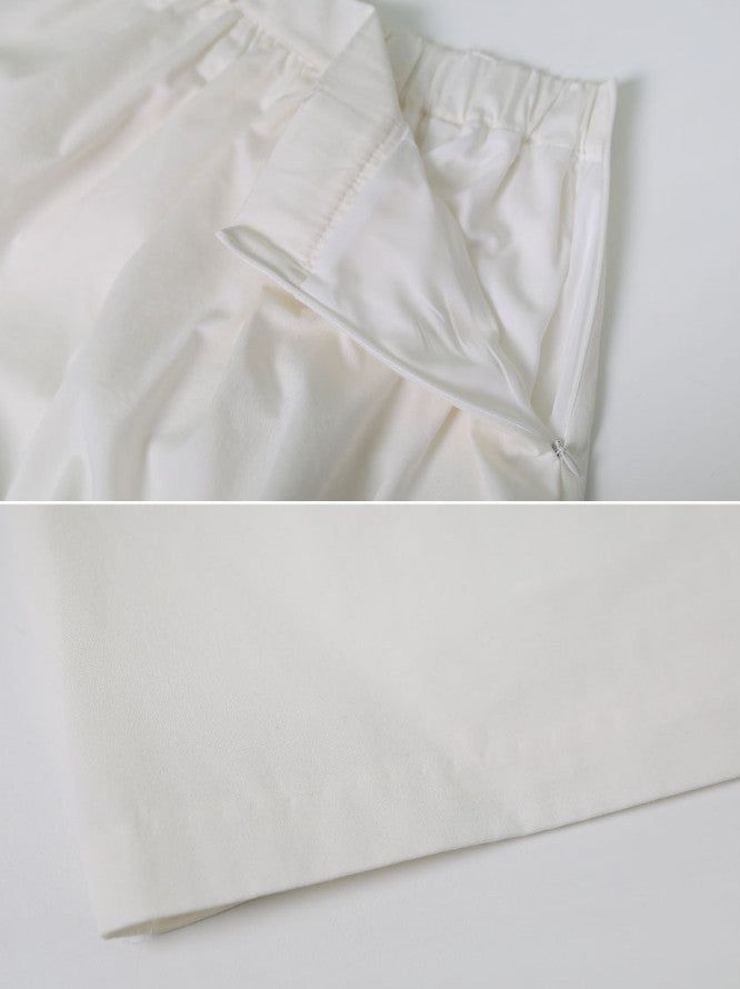 MV Shirring Flare Mini Skirt (2color)