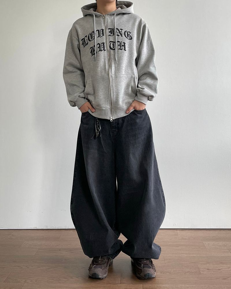 フリンナッピングフードジップアップ
