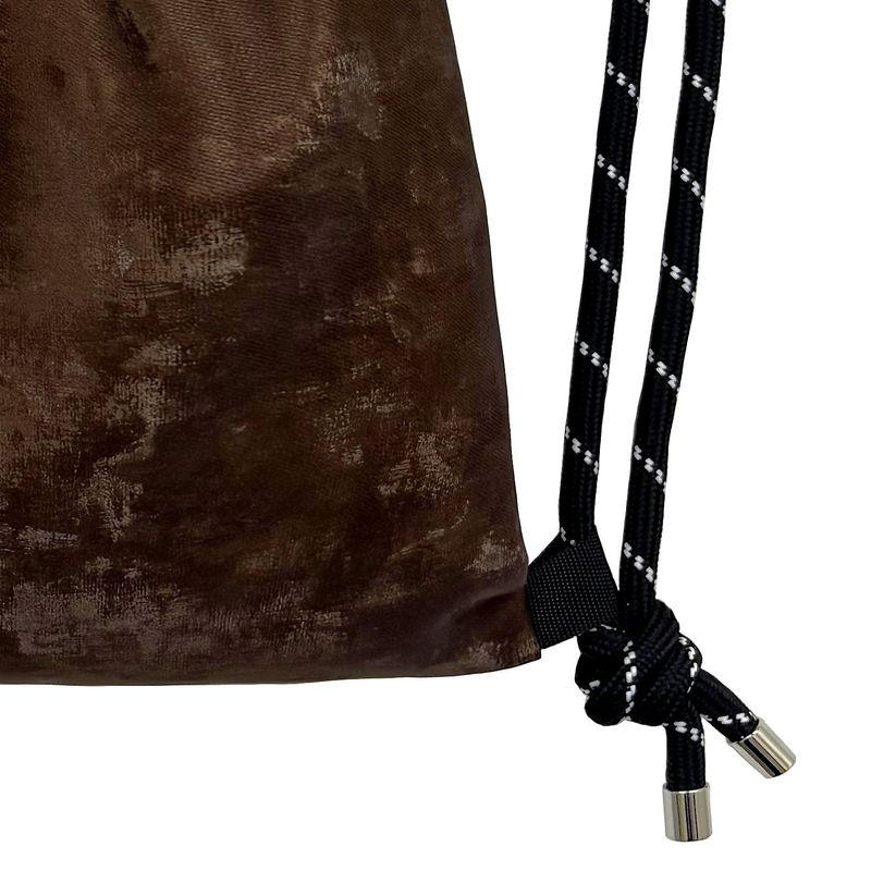 Rose Drop Pearl Gym Sack [Brown]