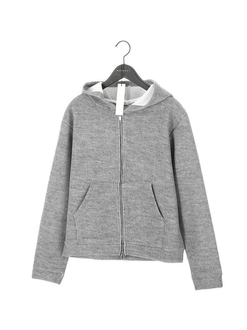 Wet Knitted Zip Hoodie