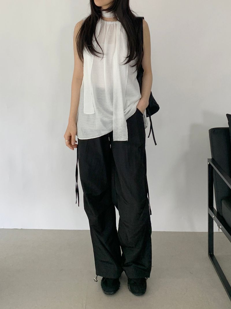 Nest String Banding Cargo Pants