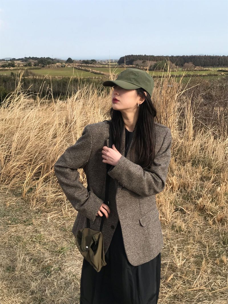 Tom check jacket