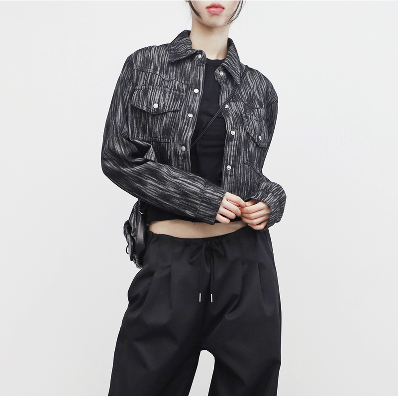 Leehen denim crop jacket