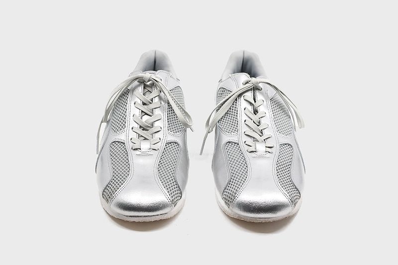 [Lab Series] Spider Leather Sneakers Silver