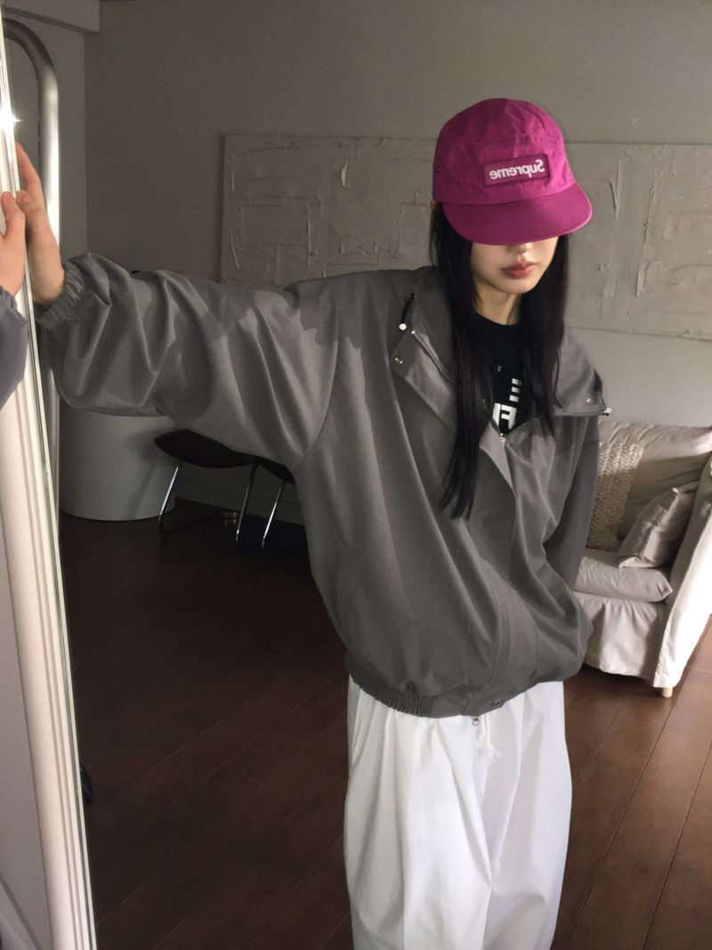 Beaton Goffcore String Boxy Windbreaker