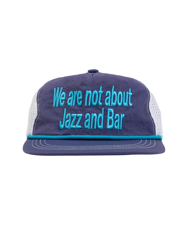 jazzandbar（ジャズアンドバー）の「WNJB トラッカーキャップ (Randy) - "We are not about jazz and bar"（帽子）」