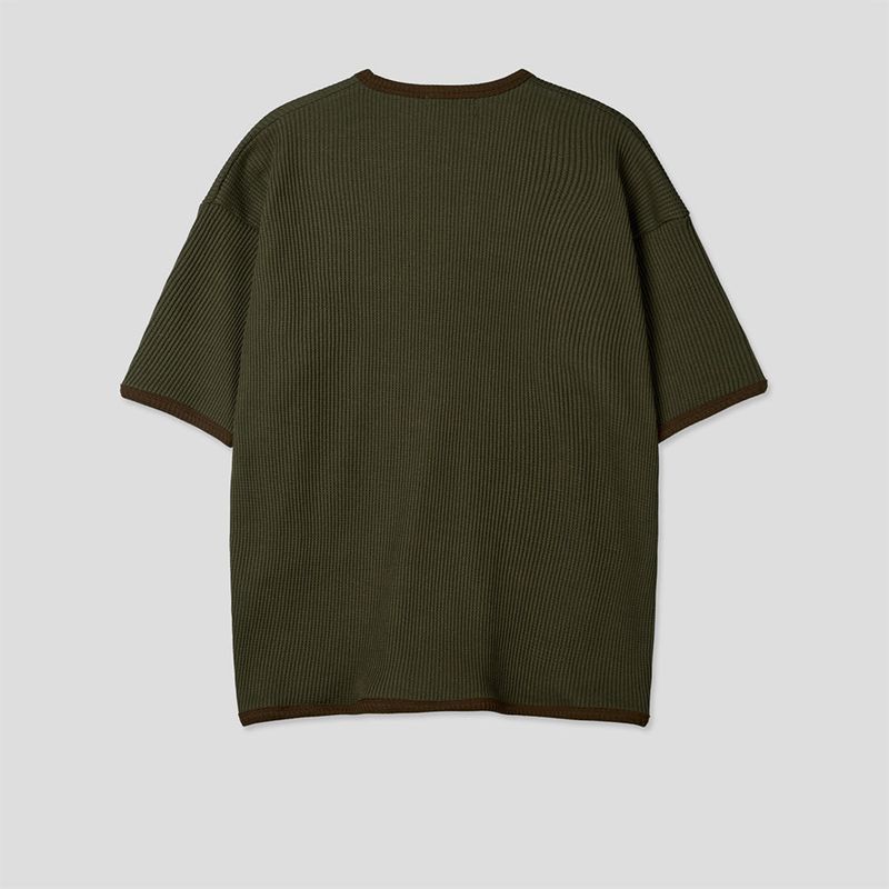 Daying waffle short sleeve T-shirt -5C
