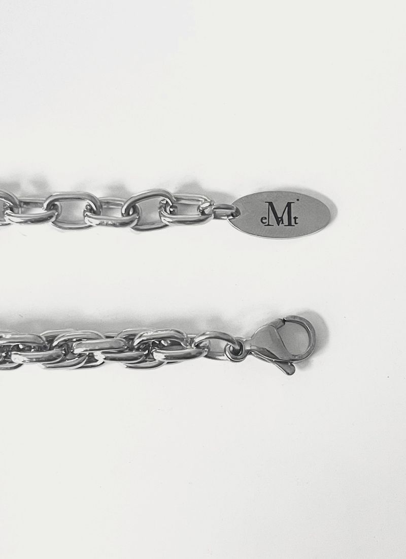 MUCENT SIGNATURE TRIPLE BRACELET (Silver)