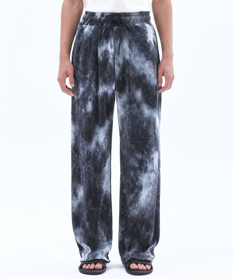 TRIP LE SENS（トリプルセンス）の「Unisex Tie-Dye Pleats String Pants_Black  （Pants）」