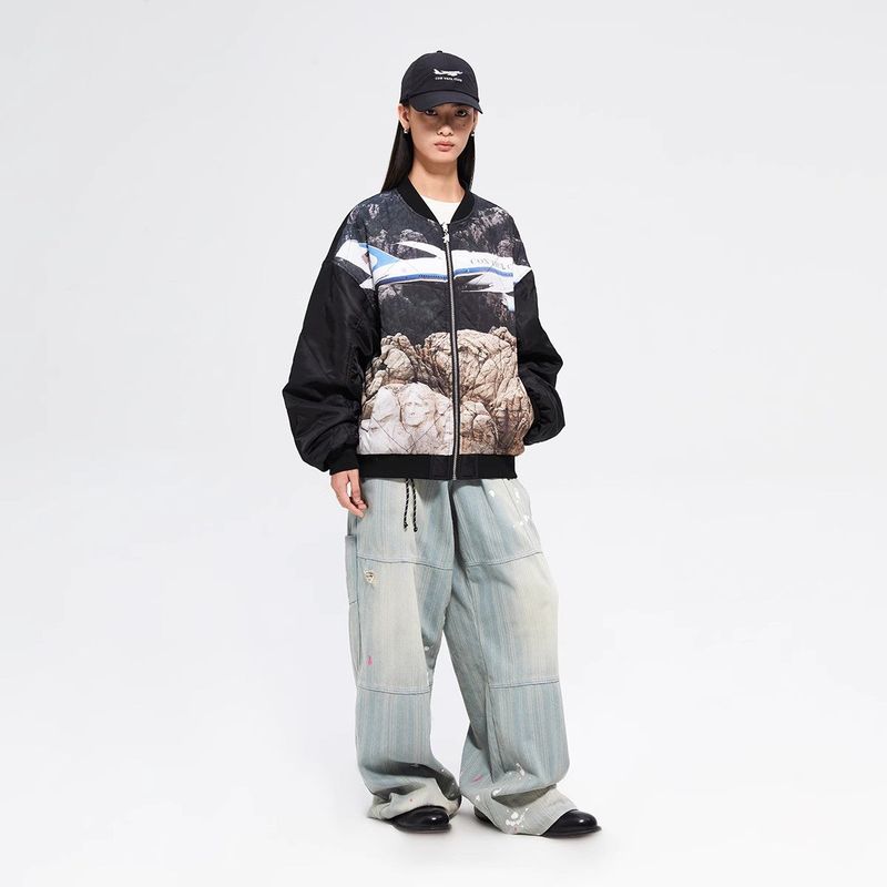 FMACM Bored and Mad X Control Club Air Force One Flight Jacket