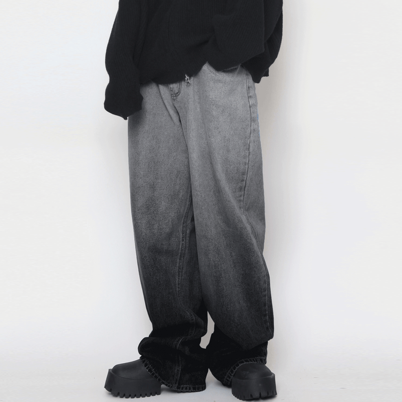 nutellike(ヌテールライク)の「gradation wide denim pants(Pants)」