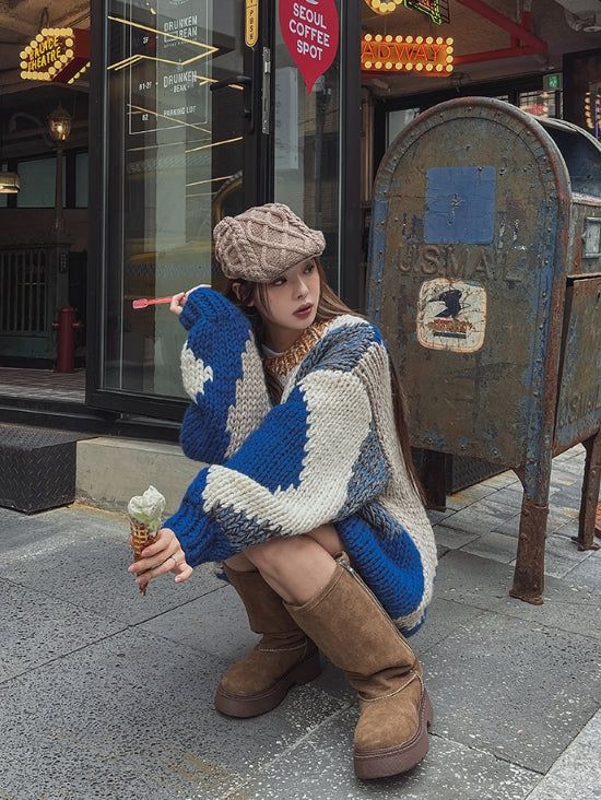 Maxi zip up long ugg boots