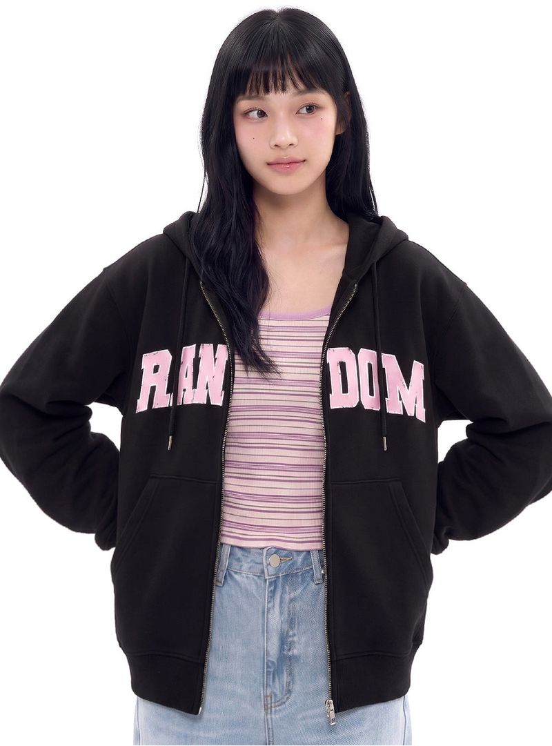 RANDOM ARCH 2-WAY ZIP-UP (3color)